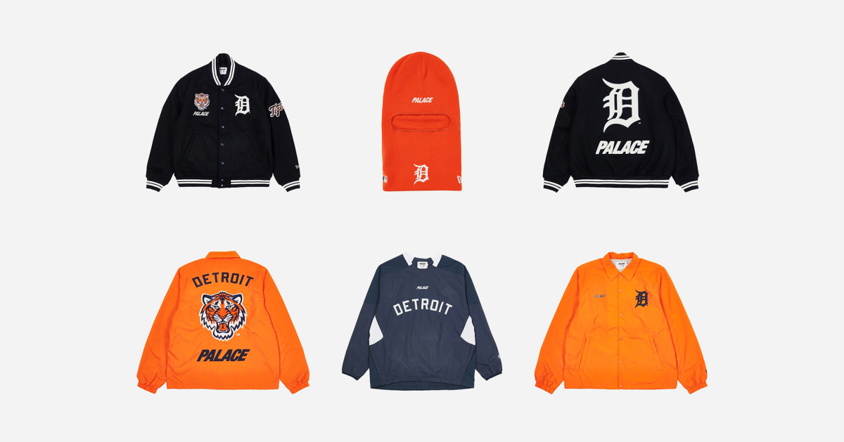 Detroit Tigers x Palace Team Up on Retro-Tinged Baseball Capsule - Airows