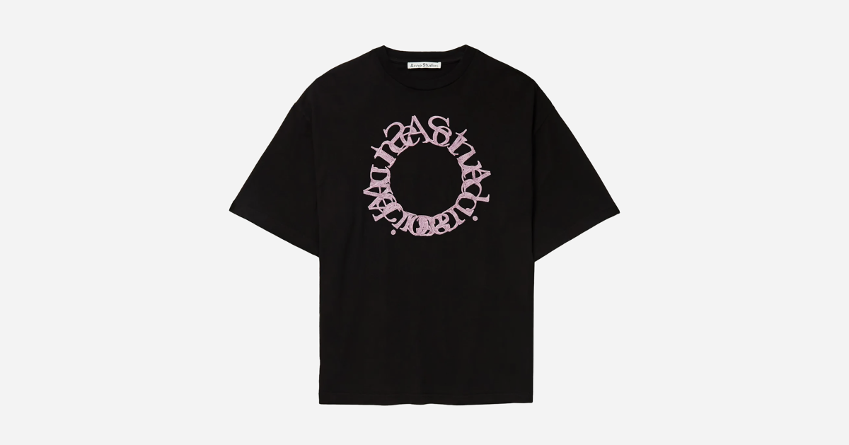 Acne Studios Supercharges the Graphic T-Shirt - Airows