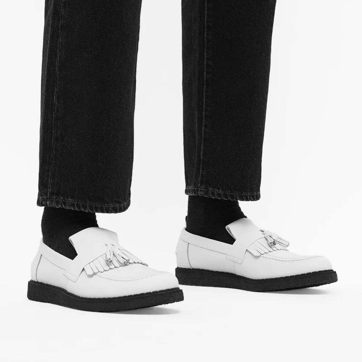 Fred perry x george cox leather tassel on sale loafer