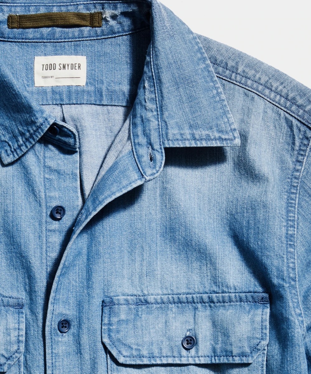 Todd Snyder Goes Heavy on the Distressing With New Utility Shirt - Airows