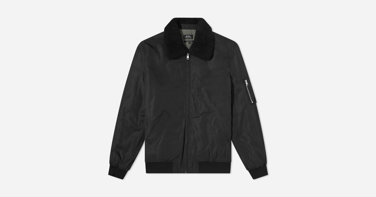 A.P.C. Brings the Cool With New Manchester Flight Jacket - Airows