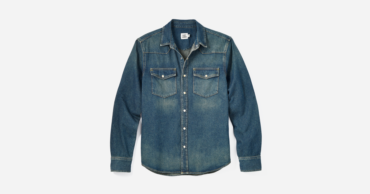 Flint and Tinder Brings the Cool With New Denim Shirt feat. Burnt Cow Bone  Snaps - Airows