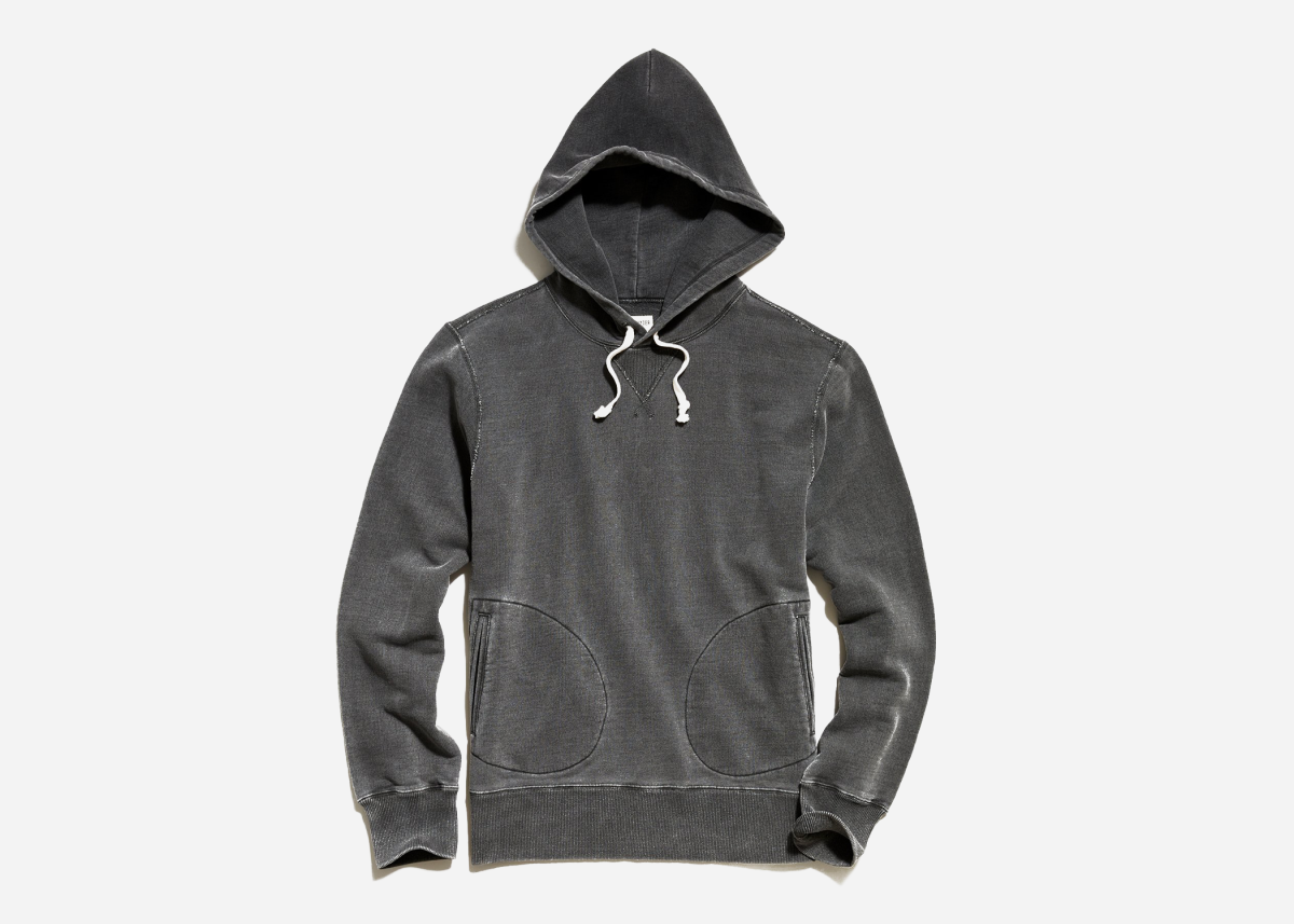 Todd Snyder Adds a Vintage Hoodie in Black Sand to the Collection - Airows