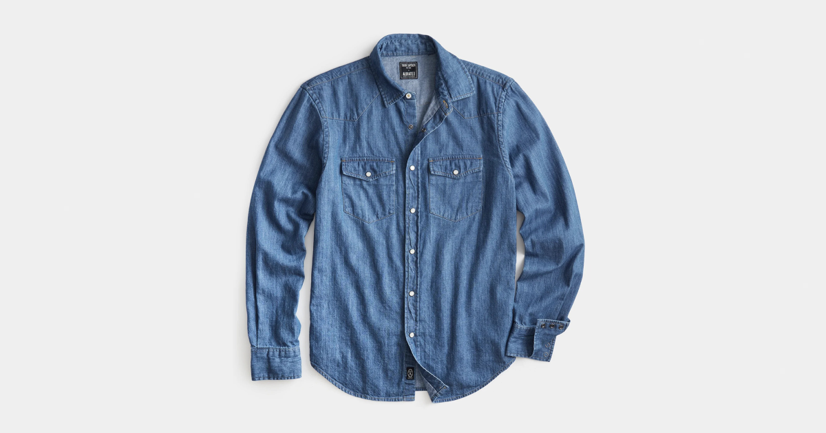 Todd Snyder Brings Back the Classic Denim Western Shirt - Airows