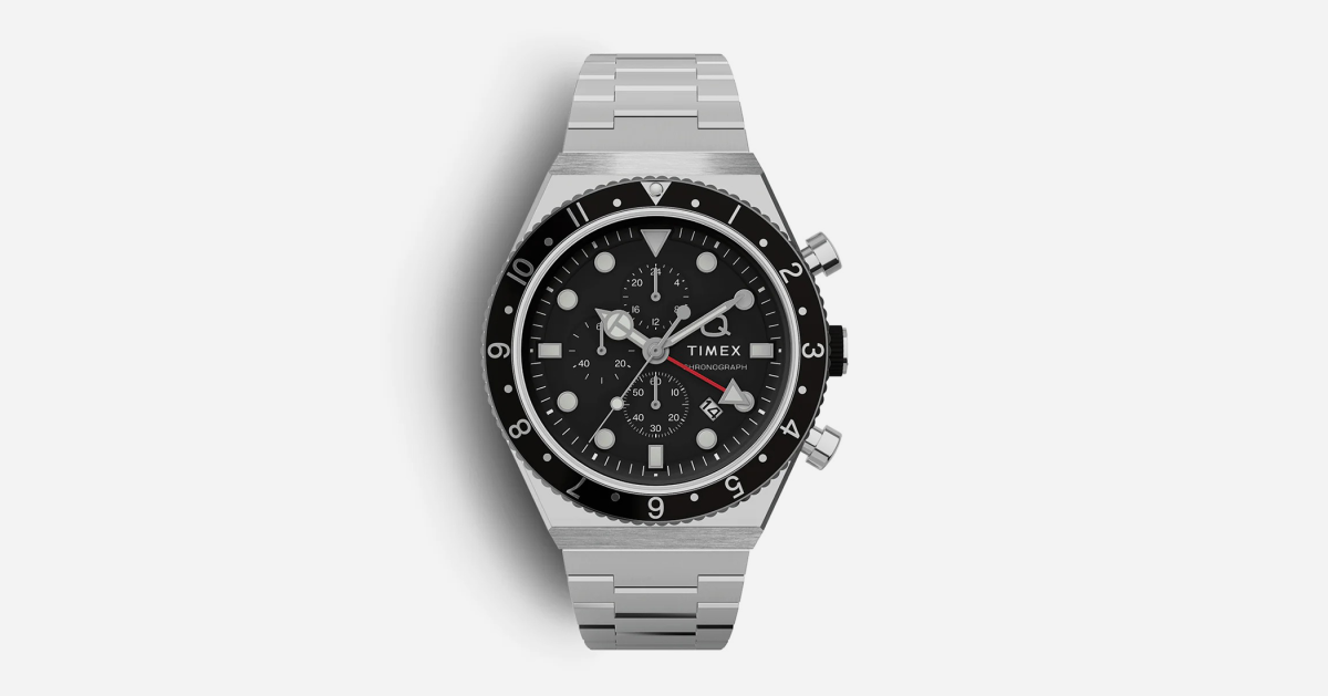 Timex Drops the Black Q GMT Chronograph Airows
