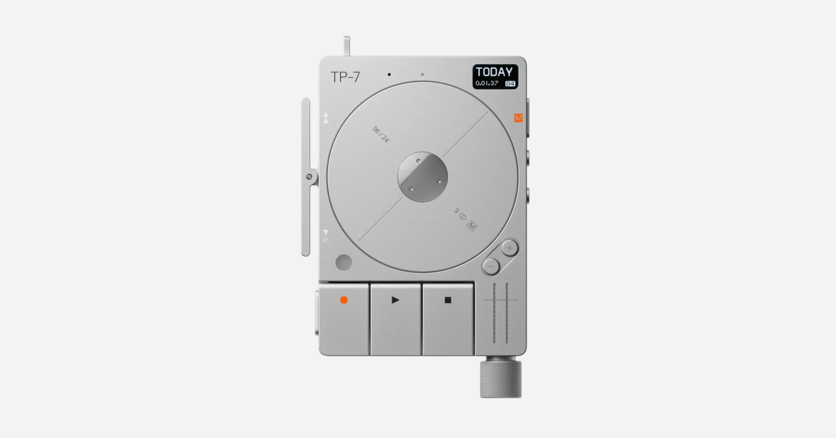 Teenage Engineering Launches Stunning TP7 Field Recorder Airows