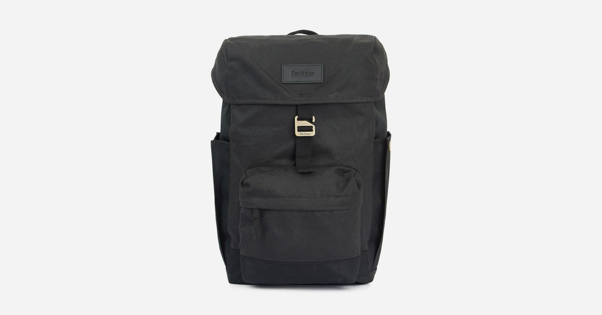 Barbour cheap wax backpack