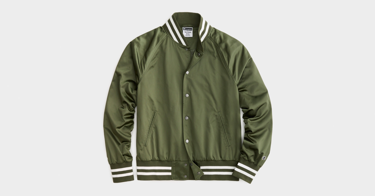 The Score: This Satin Bomber Jacket Just Went 20% Off - Airows
